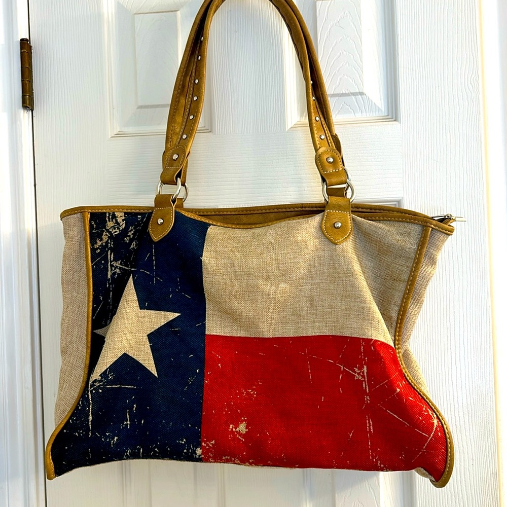 Montana West Texas Flag Tote Bag